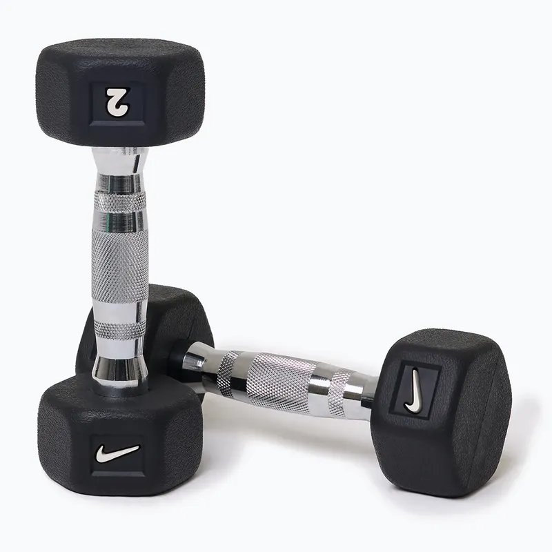 Činky Nike Strength Hex Dumbbell 2 x 2 kg black/white Omezená Nabídka