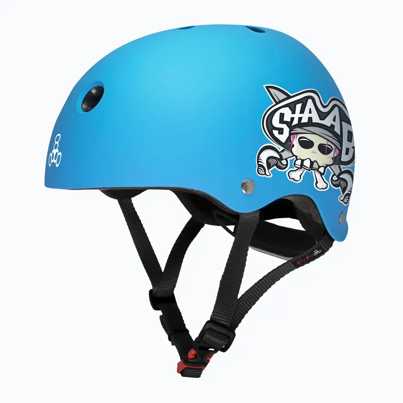 Dětská helma Triple Eight Youth Lil 8 Staab neon blue Nejlepší Volba