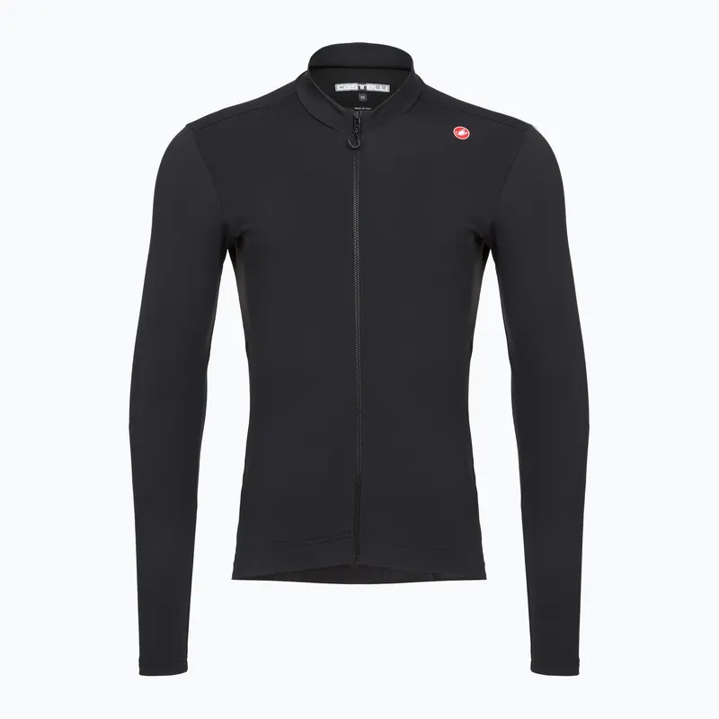 Pánská cyklistická mikina Castelli Espresso Thermal light black Sleva