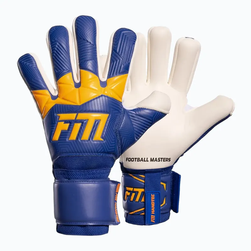 Brankářské rukavice Football Masters Varis X blue/orange Finální Výprodej