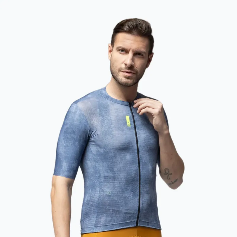 Vysoce Kvalitní Pánský cyklistický dres Alé Deep powder blue