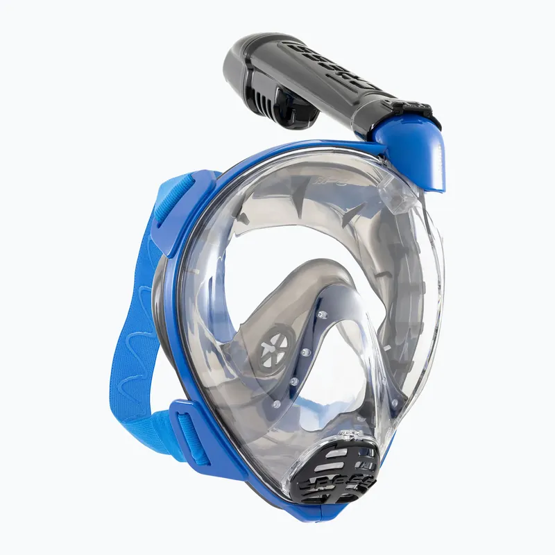 Finální Výprodej Celoobličejová maska na šnorchlování Cressi Komodo Full Face blue/black