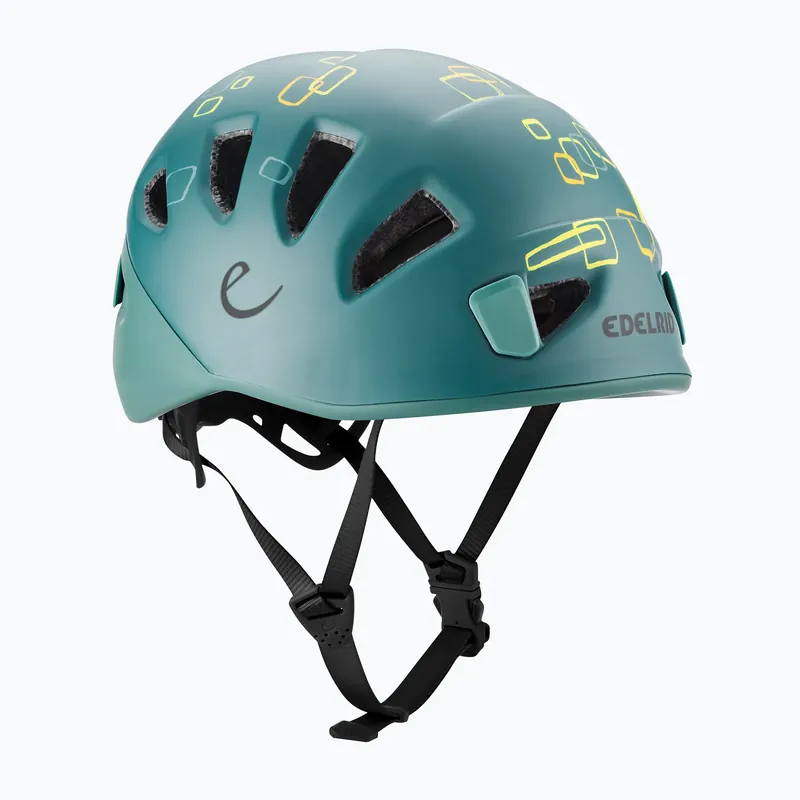 Dětská lezecká helma EDELRID Shield II jade/petrol Zlevněný