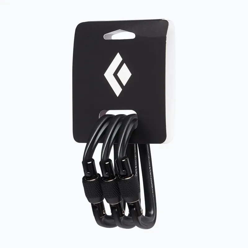 Black Diamond Hotforge Sada karabin Screwgate 3 ks černá BD3810790002ALL1 Akční Nabídka