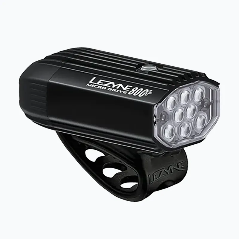 Přední cyklistická lampa Lezyne Micro Drive 800+ Front satin black Sezónní Sleva