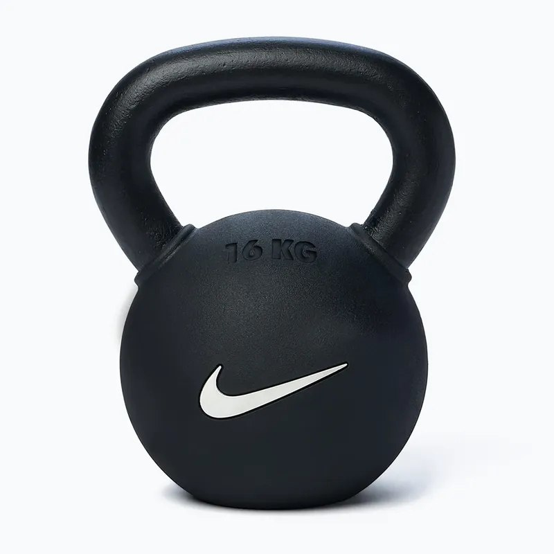 Super Cena Kettlebell Nike Strength Rubber Coated 16 kg black/white