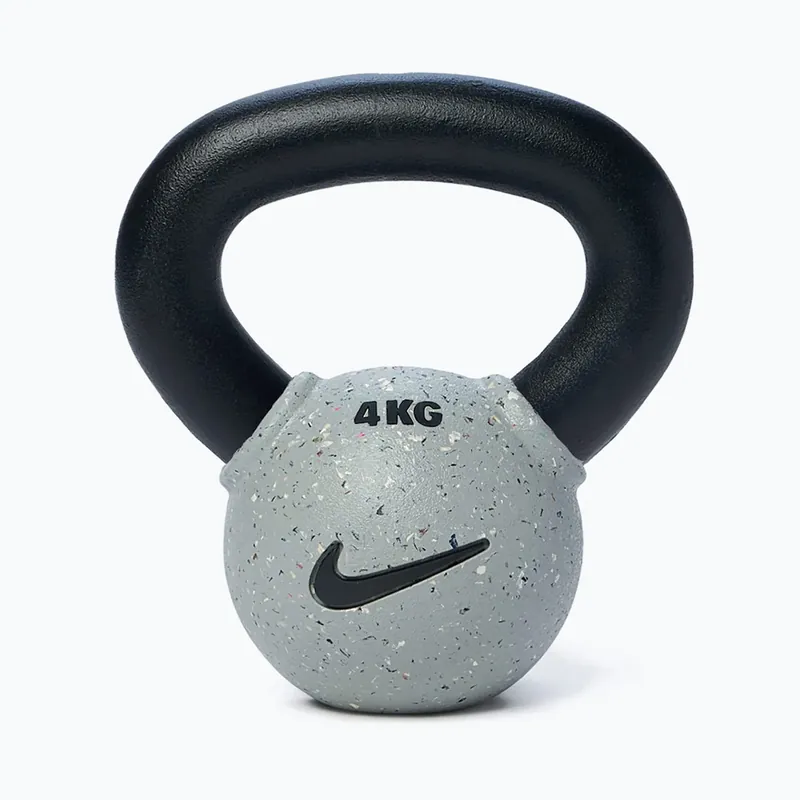 Autentický Kettlebell Nike Strength Rubber Coated 4 kg smoke grey