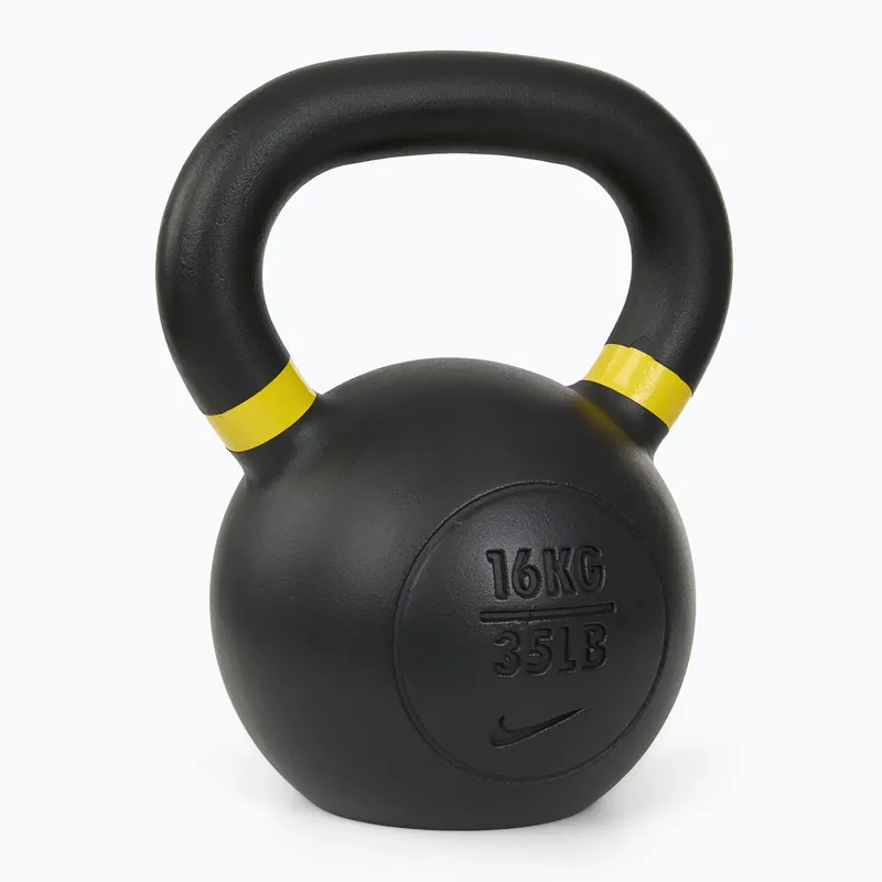 Autentický Kettlebell Nike Strength Cast Iron OG 16 kg black/yellow