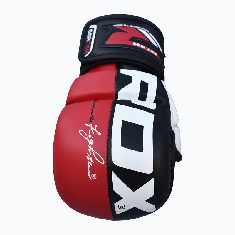 Finální Výprodej RDX Grapplingové rukavice REX T6 Plus červené
