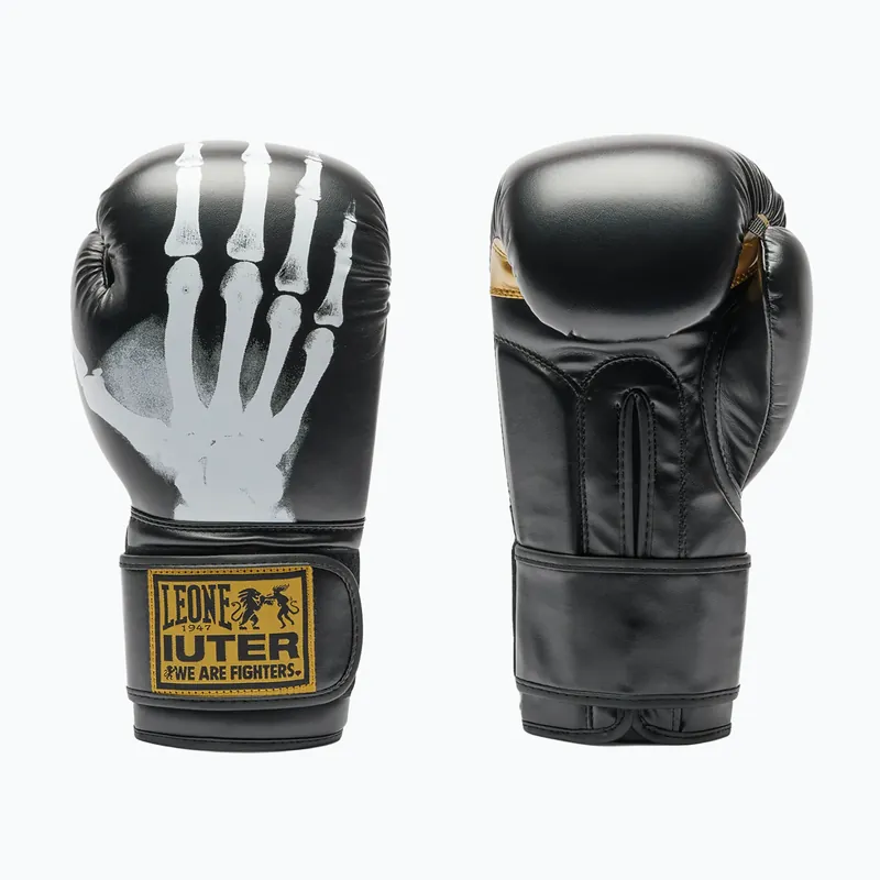 Boxerské rukavice LEONE 1947 Leone X Iuter black Značkový