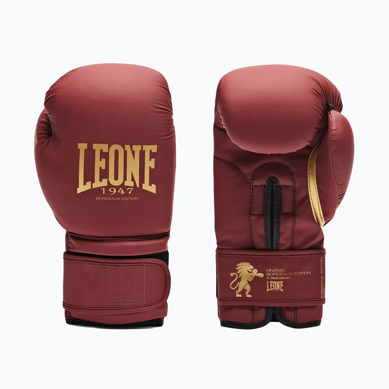 Oblíbený Boxerské rukavice LEONE 1947 Idol burgundy