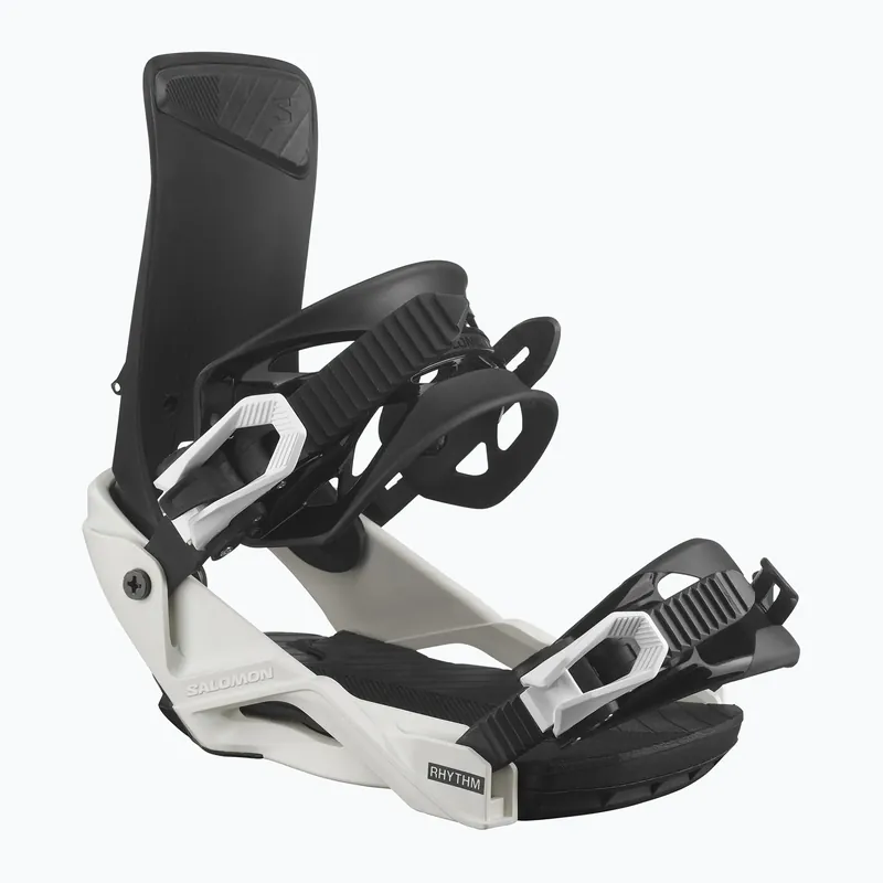 Dětská vázání na snowboard Salomon Rhythm Jr black/white Akce