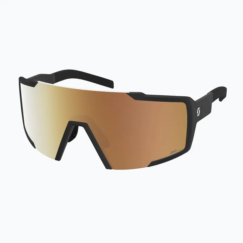 Sluneční brýle SCOTT Shield LS black/amp ls gold chrome Nejlepší Volba