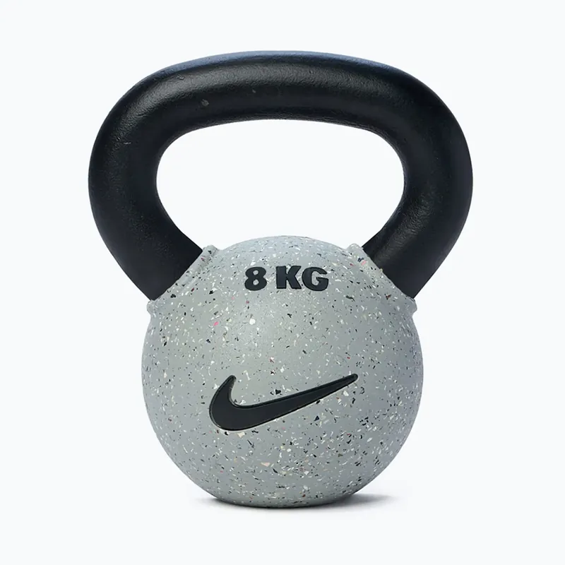 Kettlebell Nike Strength Rubber Coated 8 kg smoke grey Oblíbený