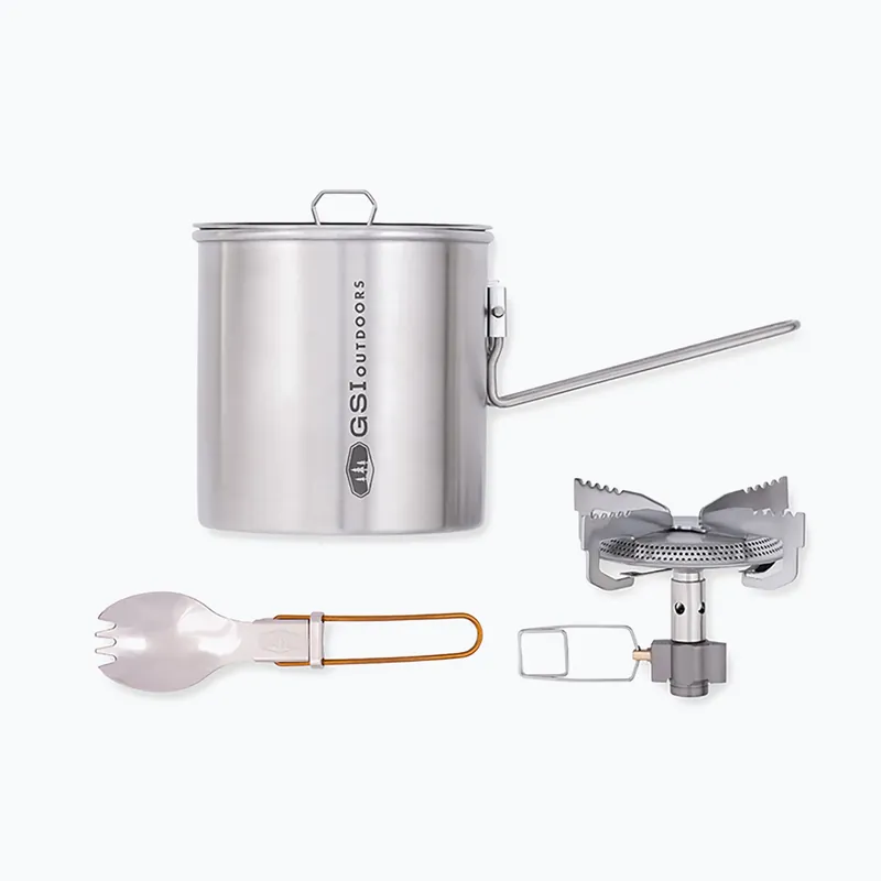 Turistický vařič GSI Outdoors Glacier Stainless Explorer stainless Speciální Cena