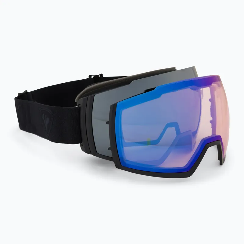 Lyžařské brýle Rossignol Magne‘lens black/silver miror/blue miror Bezpečná Platba