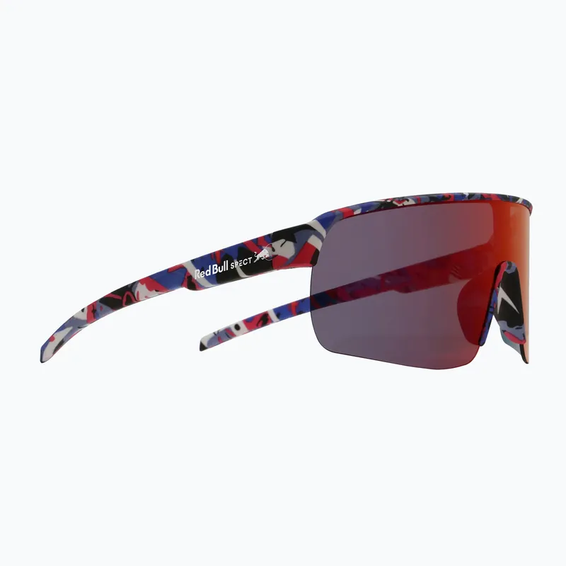 Pouze Dnes Sluneční brýle Red Bull SPECT Dakota matte blue-burgundy pattern/smoke red-purple mirror