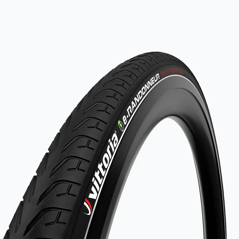 Autentický Cyklistická pneumatika Vittoria e-Randonneur G2.0 700 x 40C black/reflective