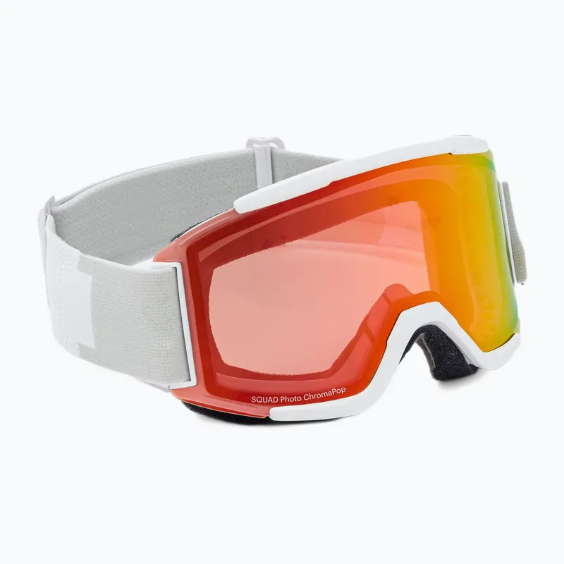Lyžařské brýle Smith Squad white vapor/chromapop photochromic red mirror M00668 Rychlé Dodání