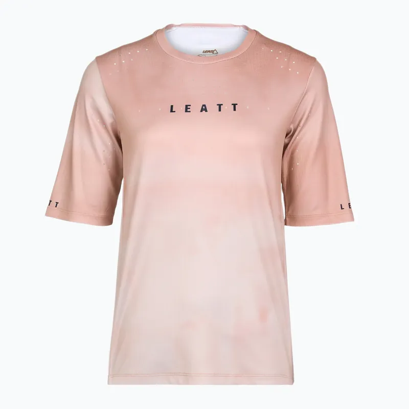 Horká Nabídka Dámský cyklistický dres Leatt MTB Gravity 4.0 dusty pink