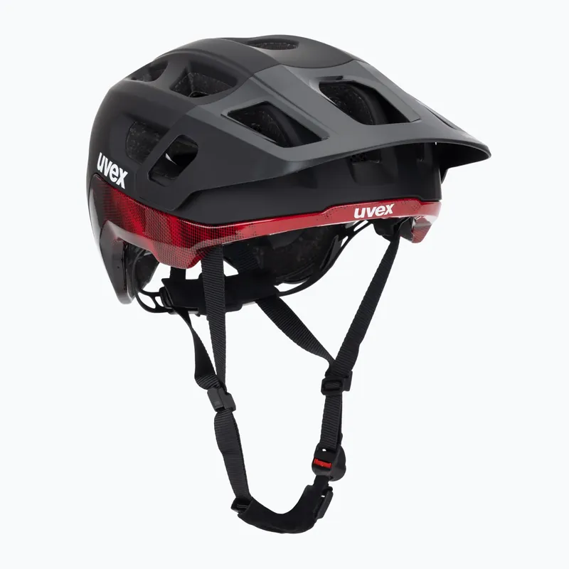 Cyklistická přilba UVEX React MIPS black/ruby red matt Nejlepší Volba