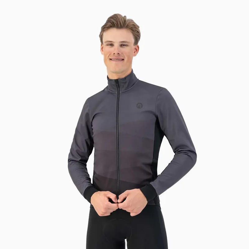 Pánská cyklistická bunda Rogelli Tarax Winter Jacket black Tovární Cena