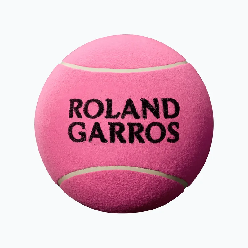 Tenisový míček na podpisy Wilson Roland Garros 9 Jumbo pink Horká Nabídka