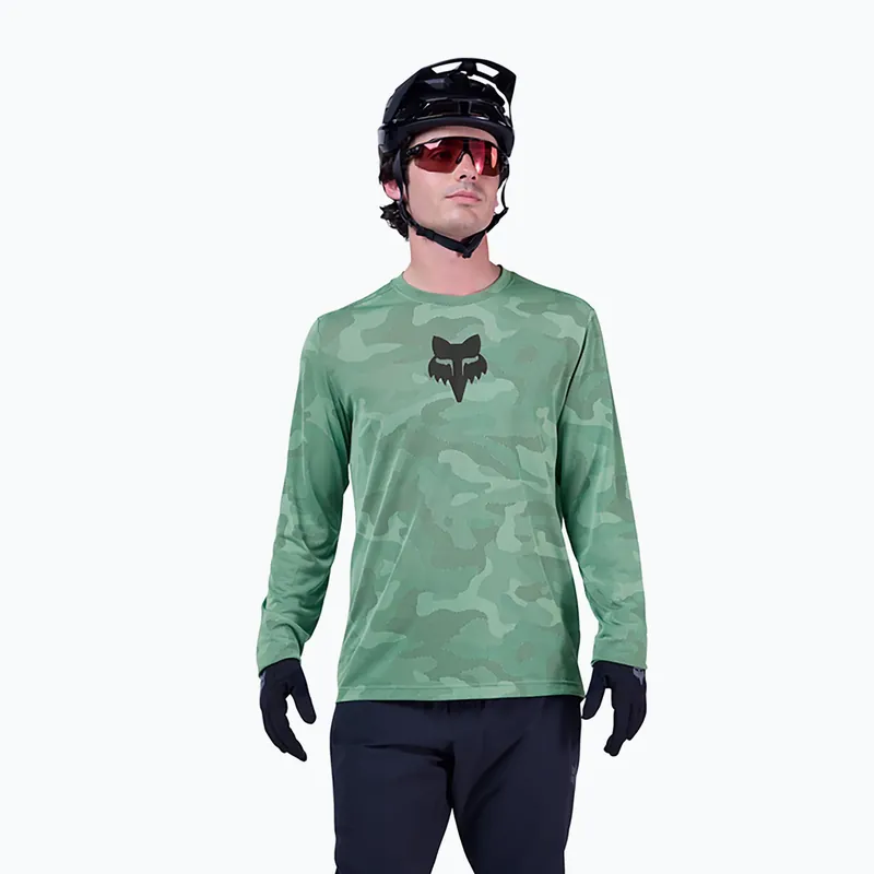 Pánské cyklistické tričko Longsleeve Fox Racing Ranger Tru Dri pine Ověřený