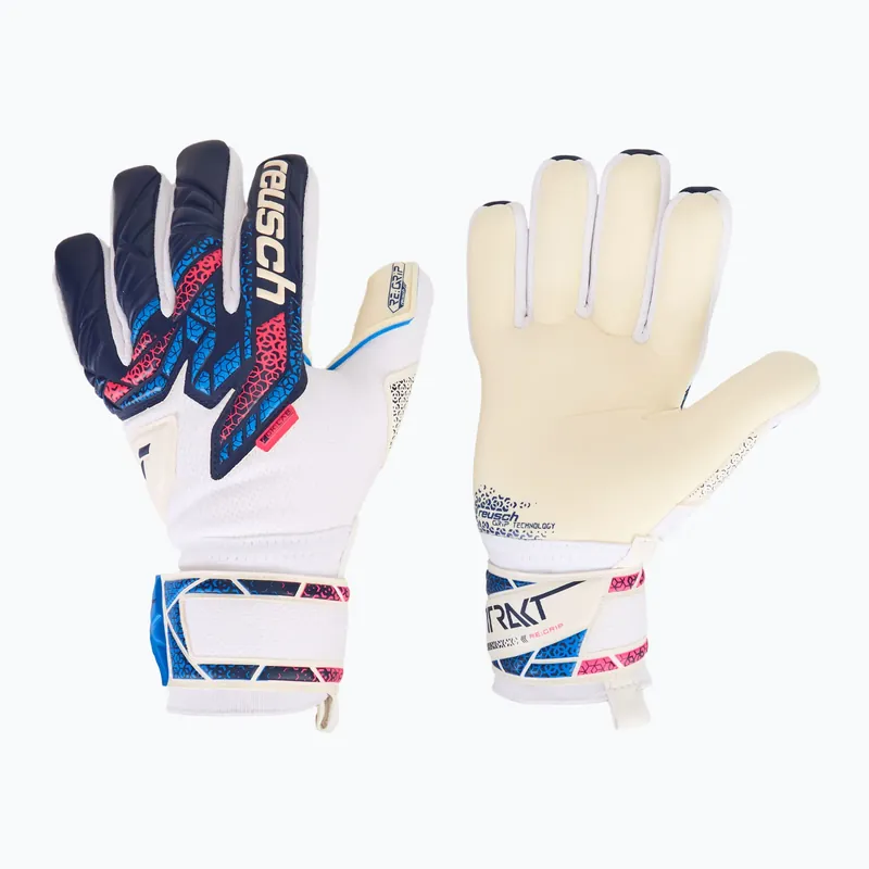 Rychlé Dodání Brankářské rukavice Reusch Attrakt RE GRIP NC blue/pink/white