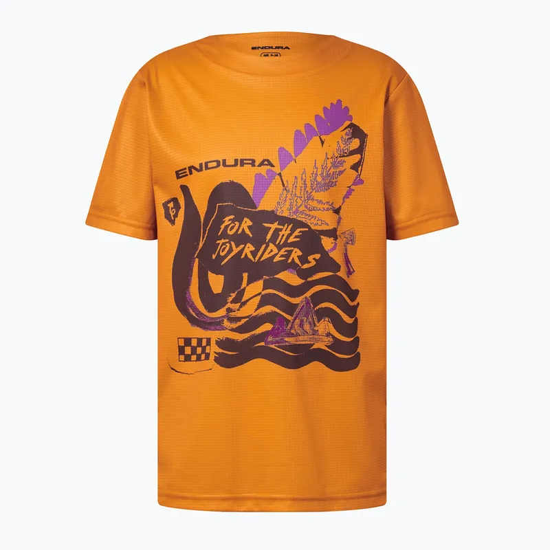 Dětský cyklistický dres Endura Singletrack Core Jr end orange Finální Výprodej