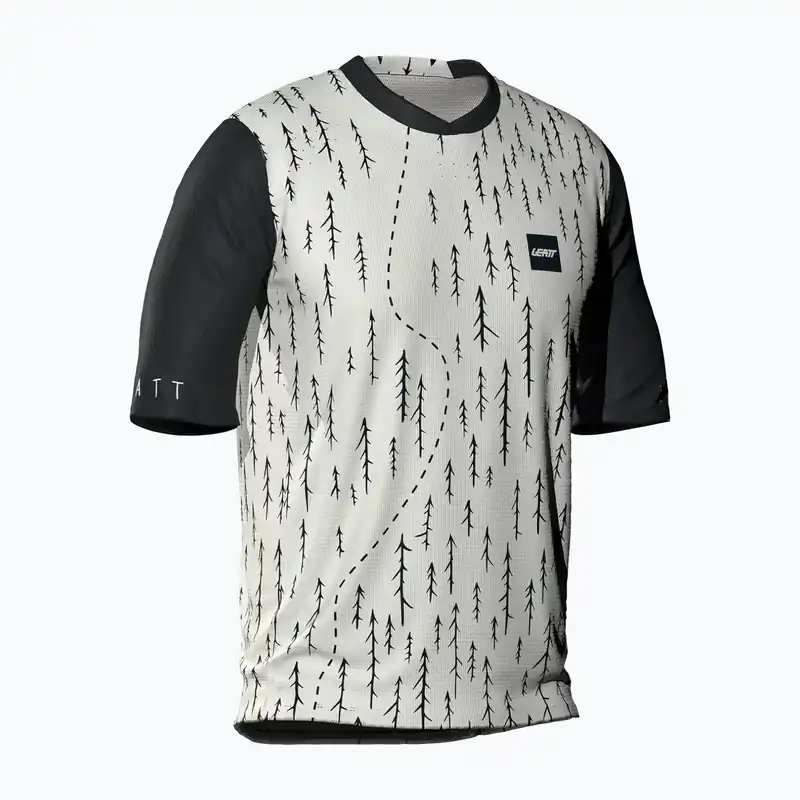 Nejlepší Volba Dětský cyklistický dres Leatt MTB Gravity 4.0 Jr white trails