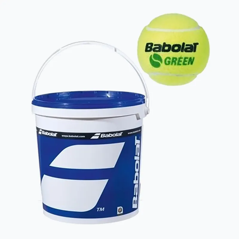 Přímo Od Výrobce Tenisové míčky Babolat Green Bucket 72 ks. yellow