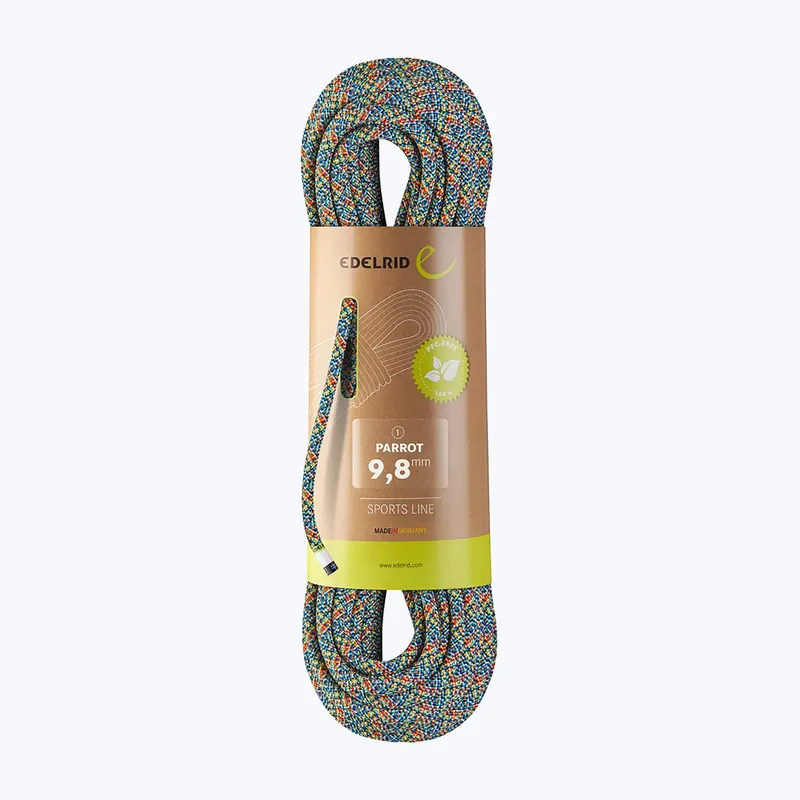Nejlepší Volba Lezecké lano EDELRID Parrot 9.8 assoreg colours
