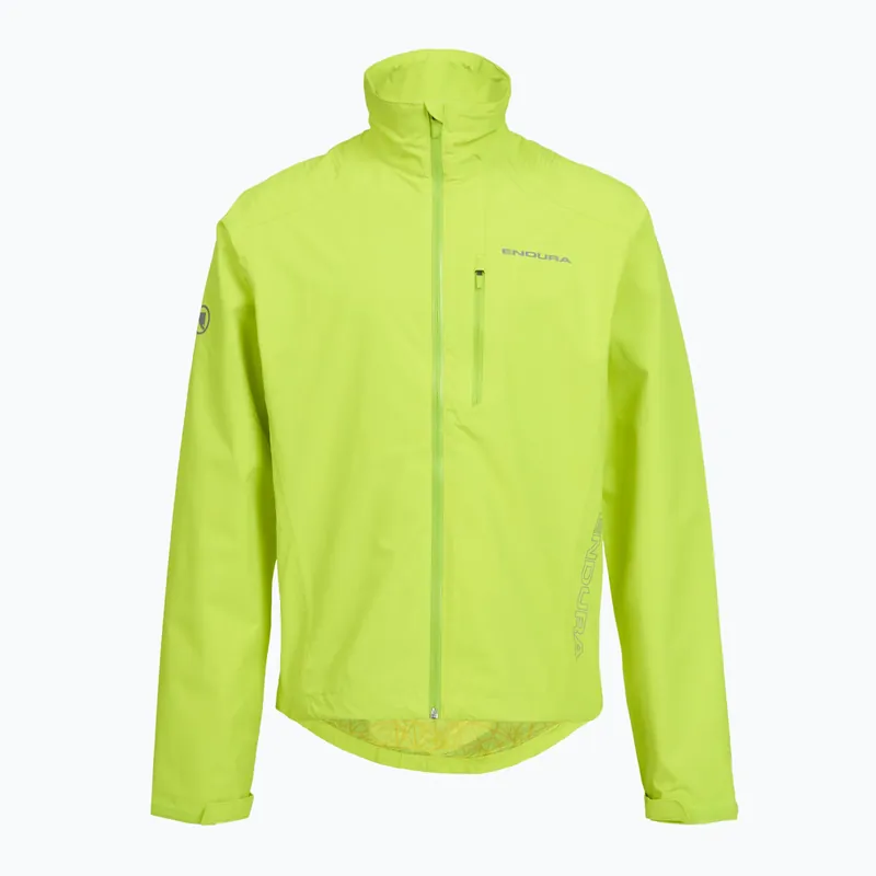 Pánská cyklistická bunda Endura Hummvee Waterproof hi-viz yellow Omezená Nabídka