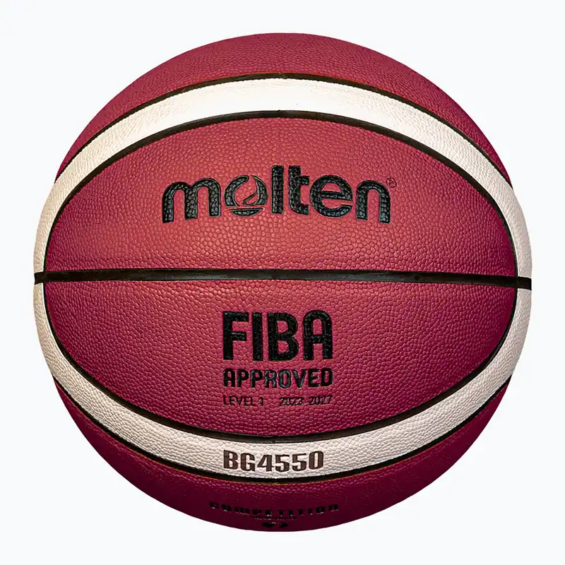 Ověřený Basketbalový míč Molten B7G4550 FIBA brown velikost 7