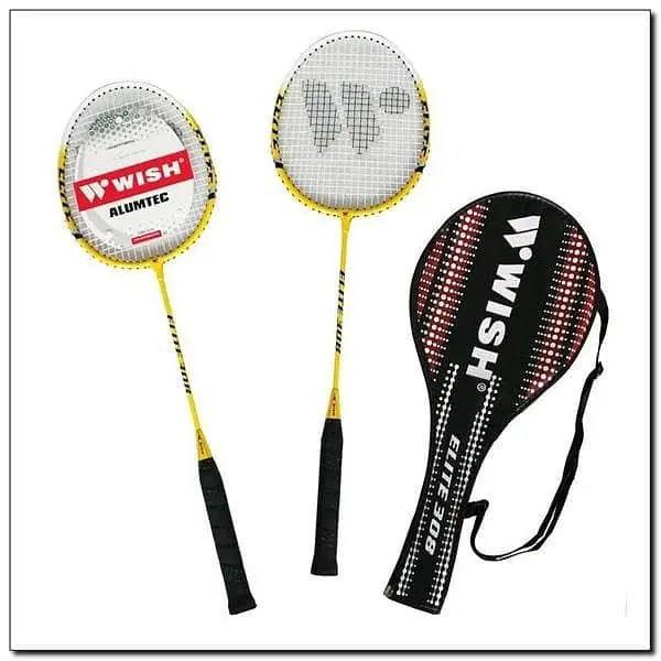Rychlé Dodání BADMINTONOVÝ SET WISH 308 ŽLUTÝ