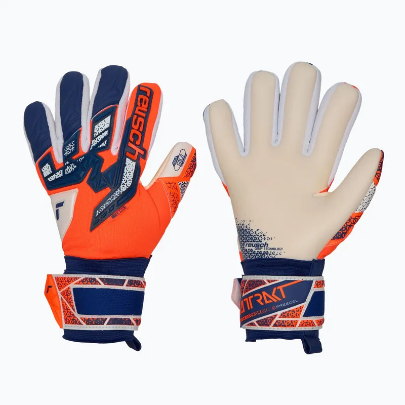 Nová Kolekce Brankářské rukavice Reusch Attrakt Freegel Gold NC shocking orange/energize blue shocking orange/energize blue
