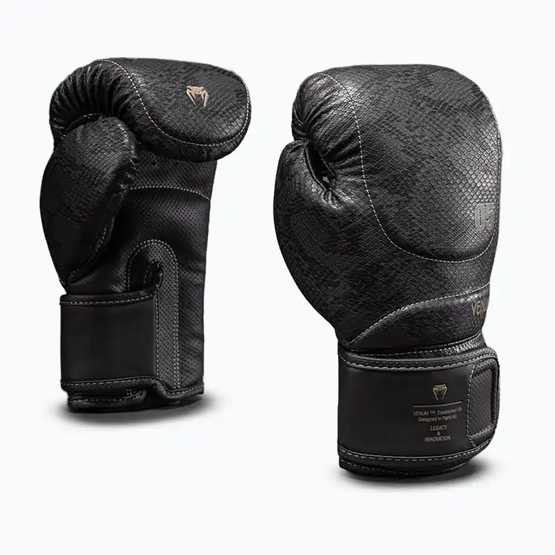 Sleva Boxerské rukavice Venum Impact Evo Scales Boxing dark grey Novinka