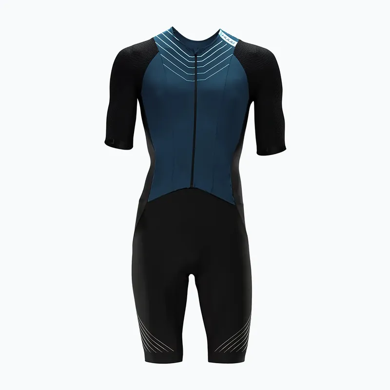HUUB Pánský oblek Pinnacle Tri Suit steel blue Finální Výprodej