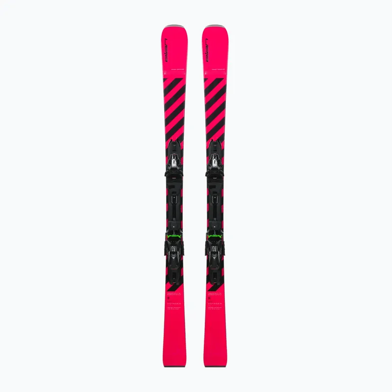 Dámské sjezdové skládací lyže Elan VOYAGER PINK růžové + EMX 12 AARHLM20 Tovární Cena