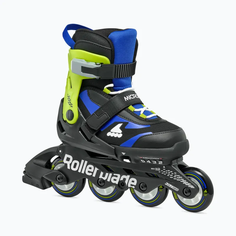 Rychlé Dodání Dětské kolečkové brusle Rollerblade Microblade Jr black/blue