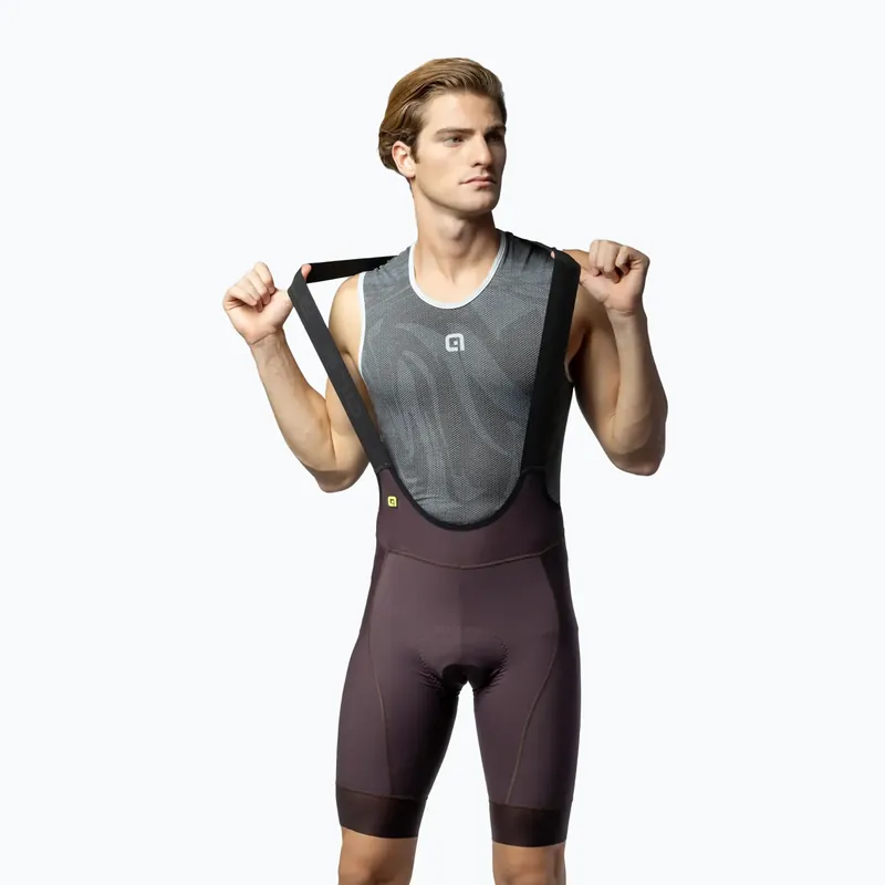 Nejlepší Cena Pánské cyklistické šortky Alé Magic Colour Bibshorts brownie