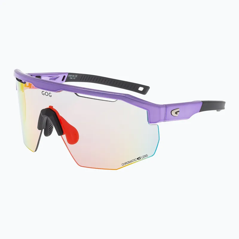 Sluneční brýle GOG Argo C metallic purple/black reflex red Cenově Výhodný