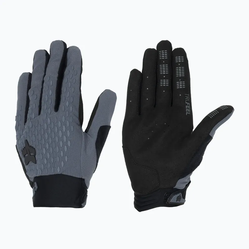 Pánské cyklistické rukavice Fox Racing Defend graphite Hit Sezóny