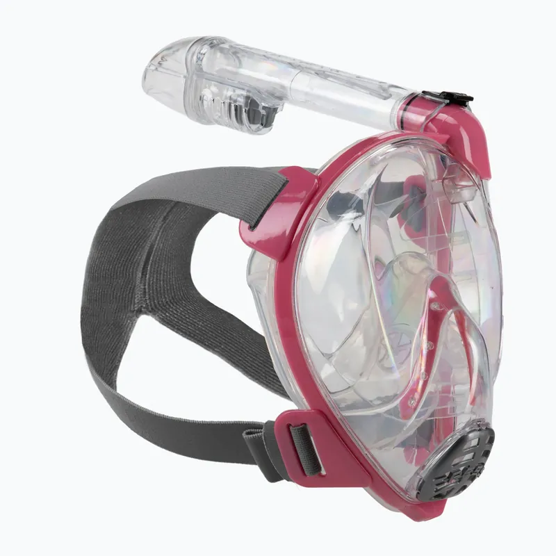 Celoobličejová maska Cressi Baron pro šnorchlování růžová XDT020040 Omezená Nabídka
