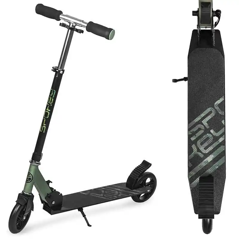 Nová Kolekce Spokey VACAY Koloběžka, kolečka 145 mm, černo-zelená