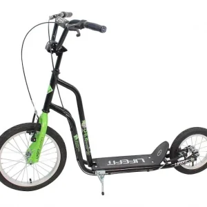Cenový Hit Koloběžka LIFEFIT® RIDER 16"/12", černo-zelená