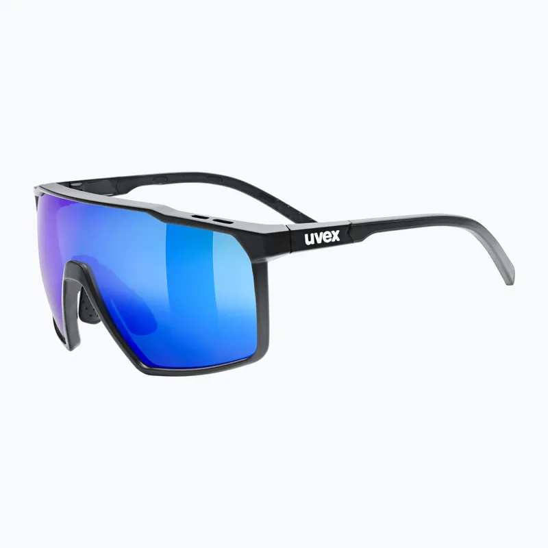 Sluneční brýle UVEX Mtn Perform S black matt/mirror blue Víkendová Akce