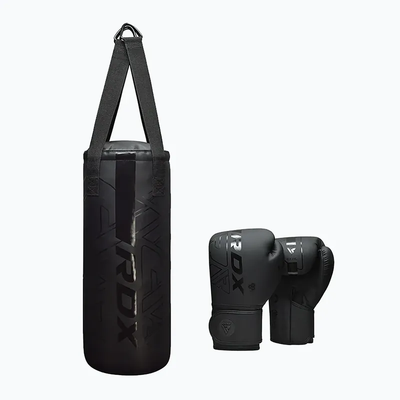 Nejlepší Volba Boxovací pytel RDX F6 Junior + boxerské rukavice matte black
