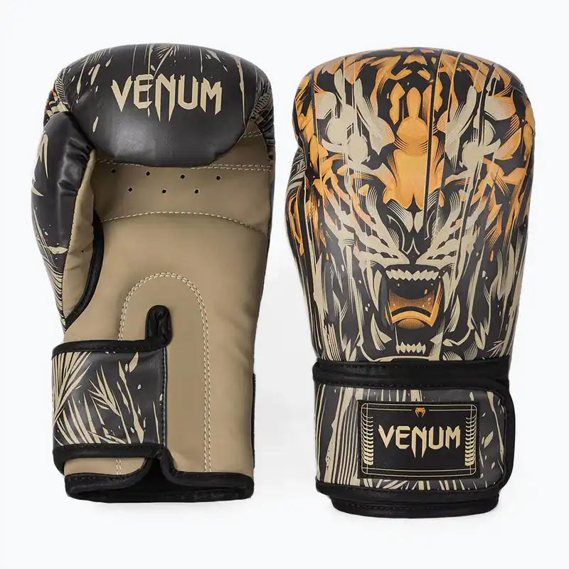 Nejprodávanější Boxerské rukavice Venum Tiger black/neom orange